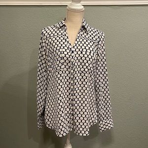 Express polka dot shirt